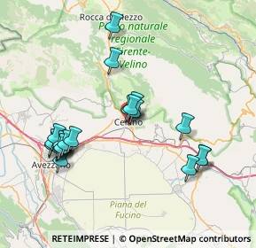 Mappa Via Stazione, 67043 Celano AQ, Italia (8.05)