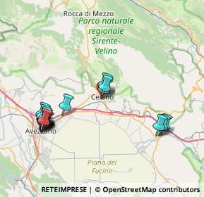 Mappa Via Stazione, 67043 Celano AQ, Italia (9.2565)