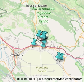 Mappa Via Stazione, 67043 Celano AQ, Italia (3.08818)