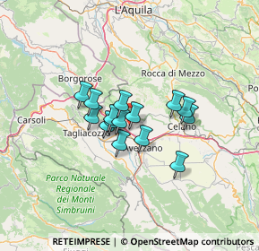 Mappa S.P. Palentina km 2.700, 67062 Magliano de' Marsi AQ, Italia (8.98667)