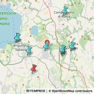 Mappa Via Stazione di Cesano, 00123 Cesano RM, Italia (4.42091)