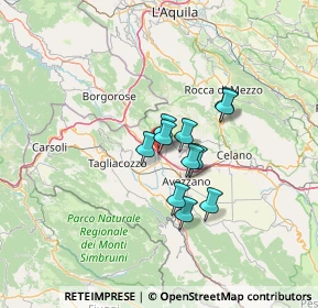Mappa Zona Industriale snc, 67062 Magliano de' Marsi AQ, Italia (9.20364)