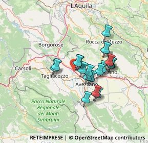 Mappa Zona Industriale snc, 67062 Magliano de' Marsi AQ, Italia (11.364)