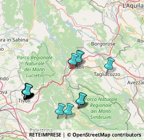 Mappa VIA Tiburtina, 67061 Carsoli AQ, Italia (20.093)