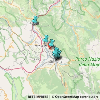 Mappa Strada Statale 17 km, 67039 Sulmona AQ, Italia (4.76182)