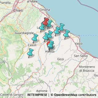 Mappa Contrada Cona, 66041 Atessa CH, Italia (10.95385)