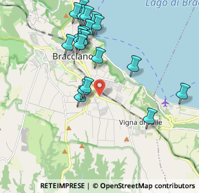 Mappa Via Braccianese Claudia, 00066 Bracciano RM, Italia (2.162)