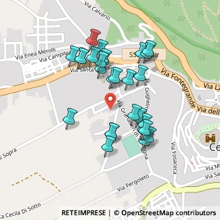 Mappa Via Pere Petrone, 67043 Celano AQ, Italia (0.22222)