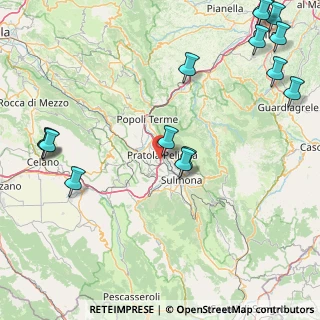 Mappa A25 Torano - Pescara, 67035 Pratola Peligna AQ, Italia (24.92933)