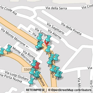 Mappa Via Monte Morrone, 67043 Celano AQ, Italia (0.07391)