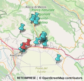 Mappa Via Monte Morrone, 67043 Celano AQ, Italia (6.0125)