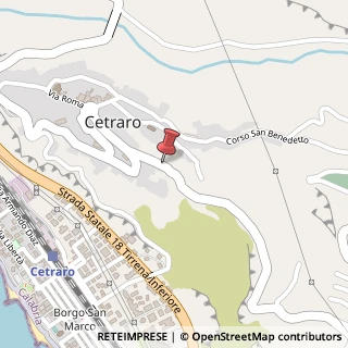 Mappa Via s. francesco, 87022 Cetraro, Cosenza (Calabria)