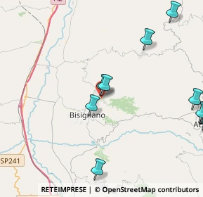 Mappa Via Principe di Piemonte, 87043 Bisignano CS, Italia (5.93)