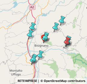 Mappa BENTIVEDO, 87043 Bisignano CS, Italia (6.81667)