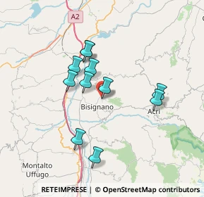 Mappa BENTIVEDO, 87043 Bisignano CS, Italia (6.59818)