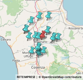 Mappa BENTIVEDO, 87043 Bisignano CS, Italia (11.0155)