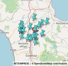 Mappa BENTIVEDO, 87043 Bisignano CS, Italia (10.216)