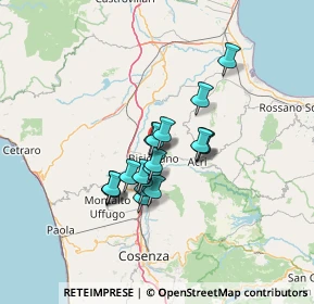 Mappa Via Roberto Ardigò, 87043 Bisignano CS, Italia (10.33474)