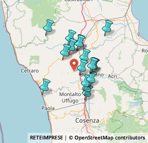 Mappa 87010 Torano Castello CS, Italia (10.705)