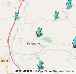 Mappa Piazza Collina Castello, 87043 Bisignano CS, Italia (6.65154)