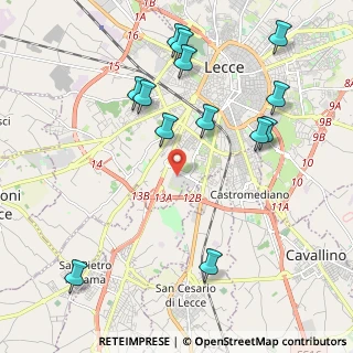 Mappa Piazza Filippo Muratore, 73100 Lecce LE, Italia (2.55846)