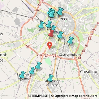 Mappa Piazza Filippo Muratore, 73100 Lecce LE, Italia (2.45133)
