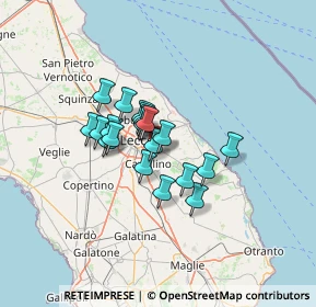 Mappa I TRAV.DXT, 73023 Merine LE, Italia (9.476)