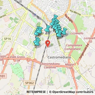 Mappa Via del Platano, 73020 Lecce LE, Italia (0.792)