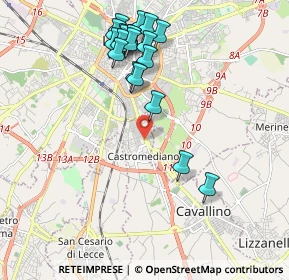 Mappa 73020 Lecce LE, Italia (2.2635)
