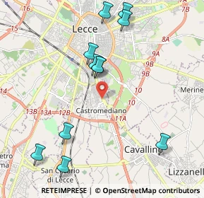Mappa 73020 Lecce LE, Italia (2.43545)