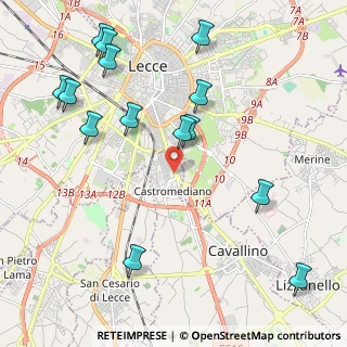 Mappa 73020 Lecce LE, Italia (2.70929)