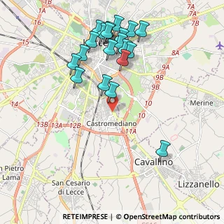 Mappa 73020 Lecce LE, Italia (2.331)