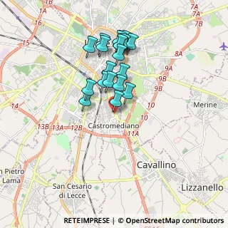 Mappa 73020 Lecce LE, Italia (1.726)