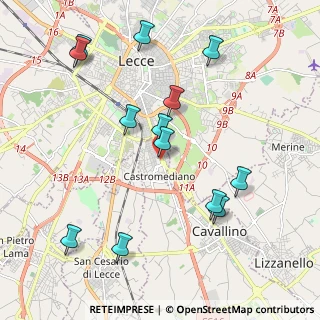 Mappa 73020 Lecce LE, Italia (2.38308)