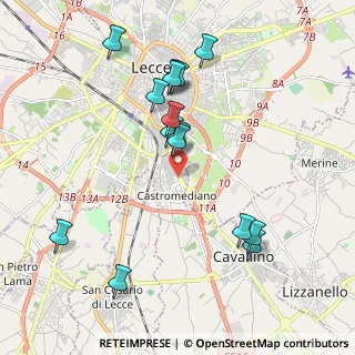 Mappa 73020 Lecce LE, Italia (2.214)