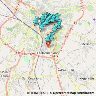 Mappa 73020 Lecce LE, Italia (2.047)