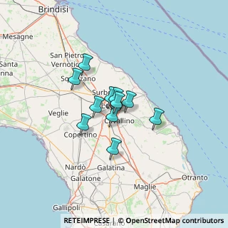 Mappa 73020 Lecce LE, Italia (8.55727)