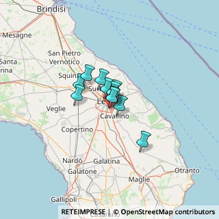 Mappa 73020 Lecce LE, Italia (6.81091)