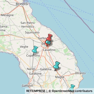 Mappa 73020 Lecce LE, Italia (38.42167)