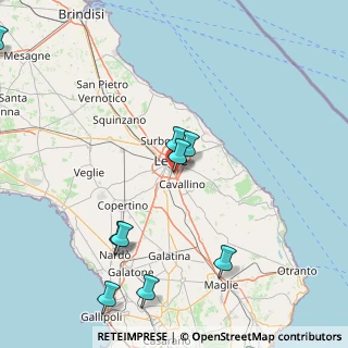 Mappa 73020 Lecce LE, Italia (25.82818)