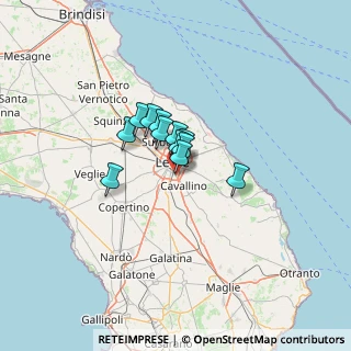 Mappa 73020 Lecce LE, Italia (7.36667)