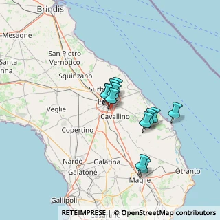 Mappa 73020 Lecce LE, Italia (10.72083)