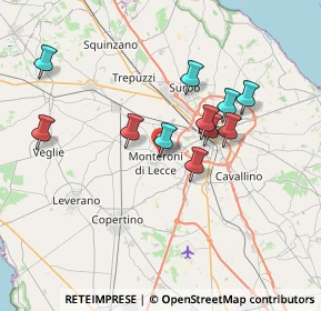 Mappa Via Giuseppe di Vittorio, 73047 Monteroni di Lecce LE, Italia (6.87545)