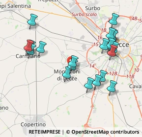 Mappa Via Giuseppe di Vittorio, 73047 Monteroni di Lecce LE, Italia (4.392)