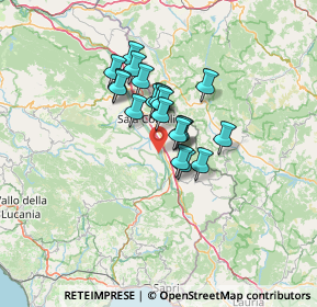 Mappa Via Ascolese, 84038 Sassano SA, Italia (9.753)