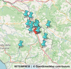 Mappa Via Ascolese, 84038 Sassano SA, Italia (9.66357)