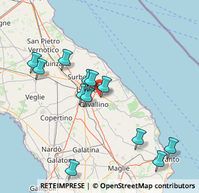 Mappa Via Armando Diaz, 73023 Lizzanello LE, Italia (16.87417)