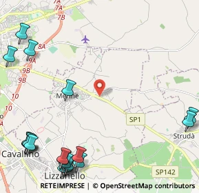 Mappa S.p. 1 Lecce - Vernole Km 3, 73023 Merine LE, Italia (3.65)