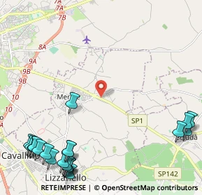 Mappa S.p. 1 Lecce - Vernole Km 3, 73023 Merine LE, Italia (3.6055)