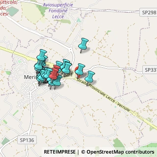 Mappa S.p. 1 Lecce - Vernole Km 3, 73023 Merine LE, Italia (0.9037)